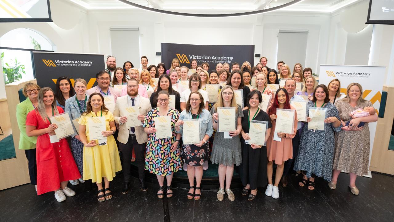Group photo of the 2022 graduates of the Teaching Excellence Program 