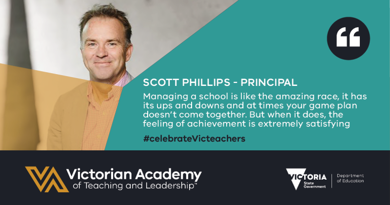 Victorian Academy of Teaching and Leadership Visibility toolkit digital asset featuring Scott Phillips